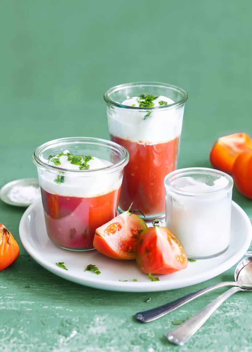 Tomatensuppe mit Meerrettich aus dem Monsieur Cuisine | ZauberMix Tomatensuppe mit Meerrettich aus dem Monsieur Cuisine | ZauberMix