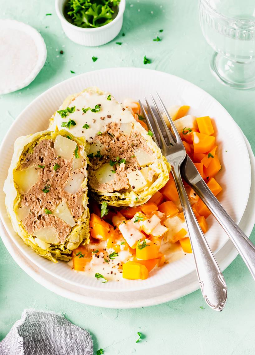 Kartoffel-Hack Rouladen aus dem Monsier Cuisine | ZauberMix Kartoffel-Hack Rouladen aus dem Monsier Cuisine | ZauberMix