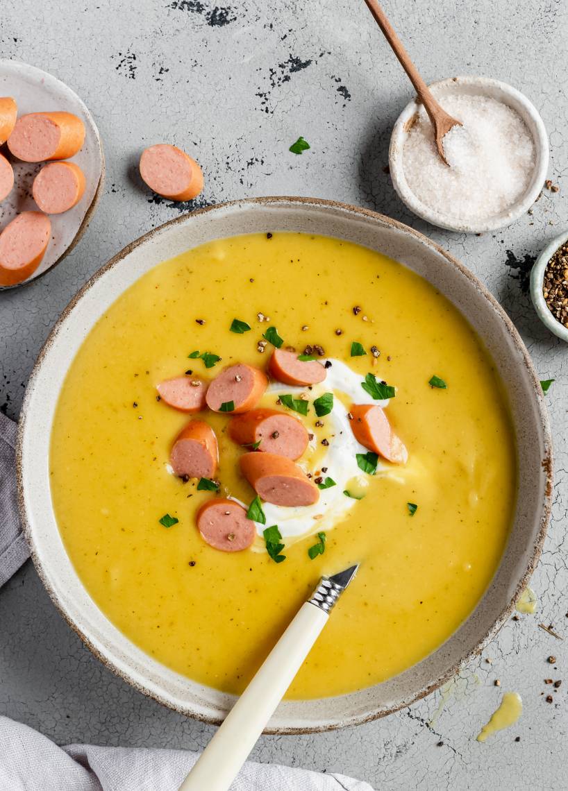 Kartoffelsuppe wie bei Oma im Monsieur Cuisine | ZauberMix Kartoffelsuppe wie bei Oma im Monsieur Cuisine | ZauberMix