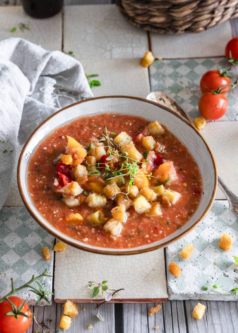 Spanische Gazpacho im Monsieur Cuisine | ZauberMix