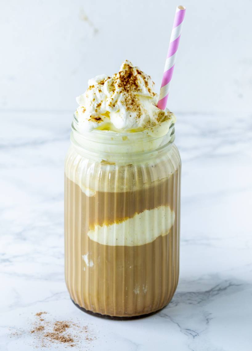 Klassischer Eiskaffee