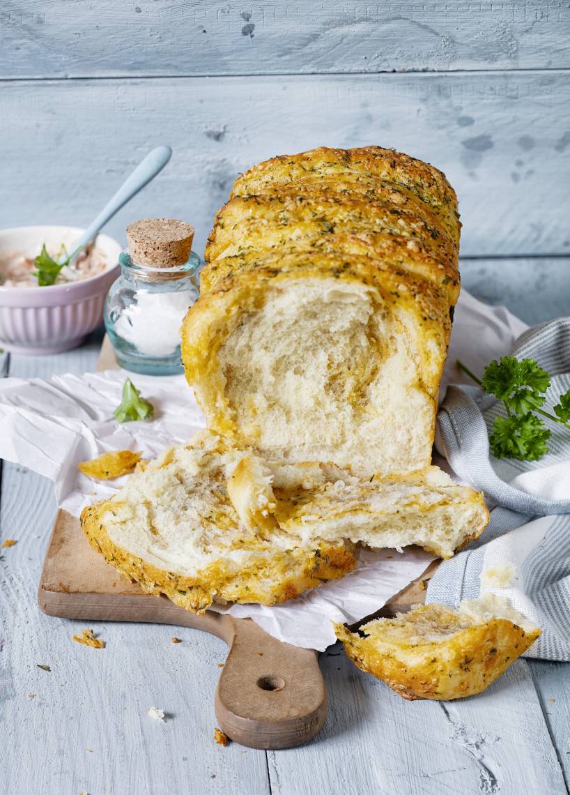 Knoblauch-Zupfbrot