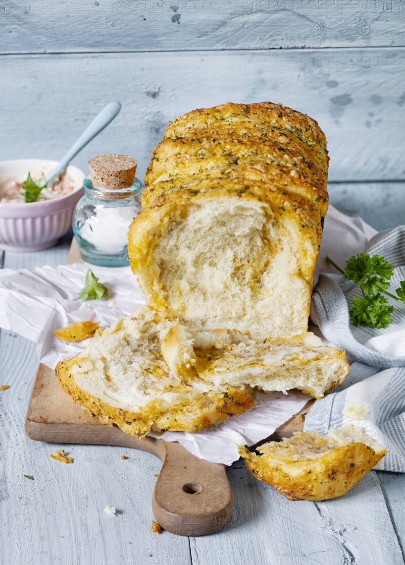 Knoblauch-Zupfbrot