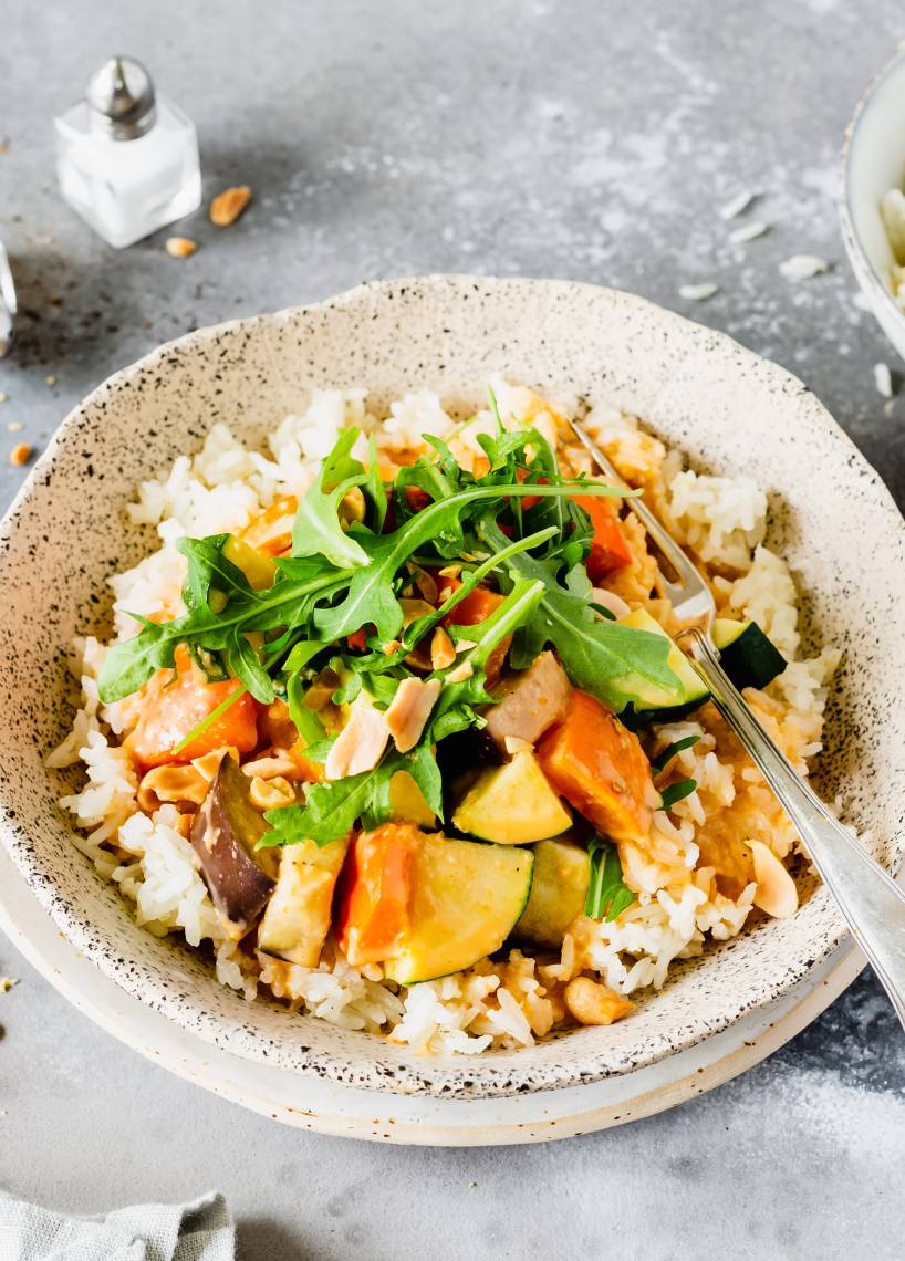 Veganer Kokos-Kürbistopf im Monsieur Cuisine | ZauberMix