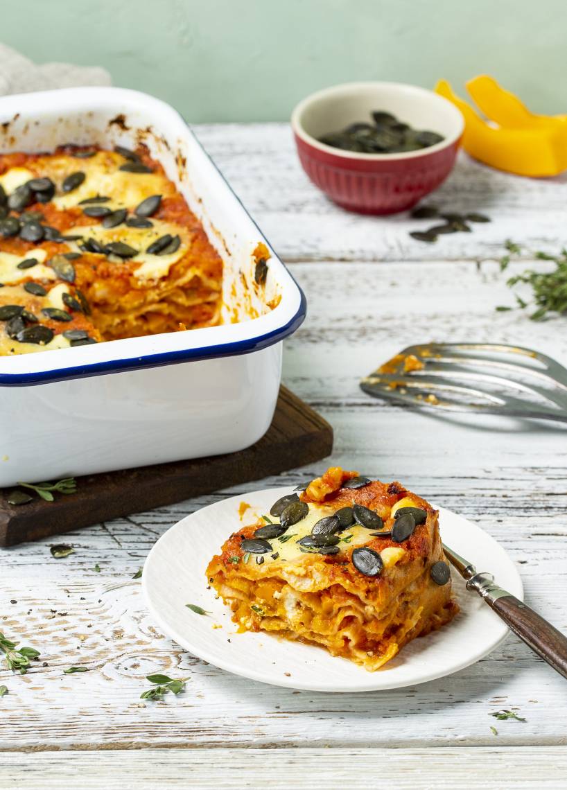 Kürbislasagne