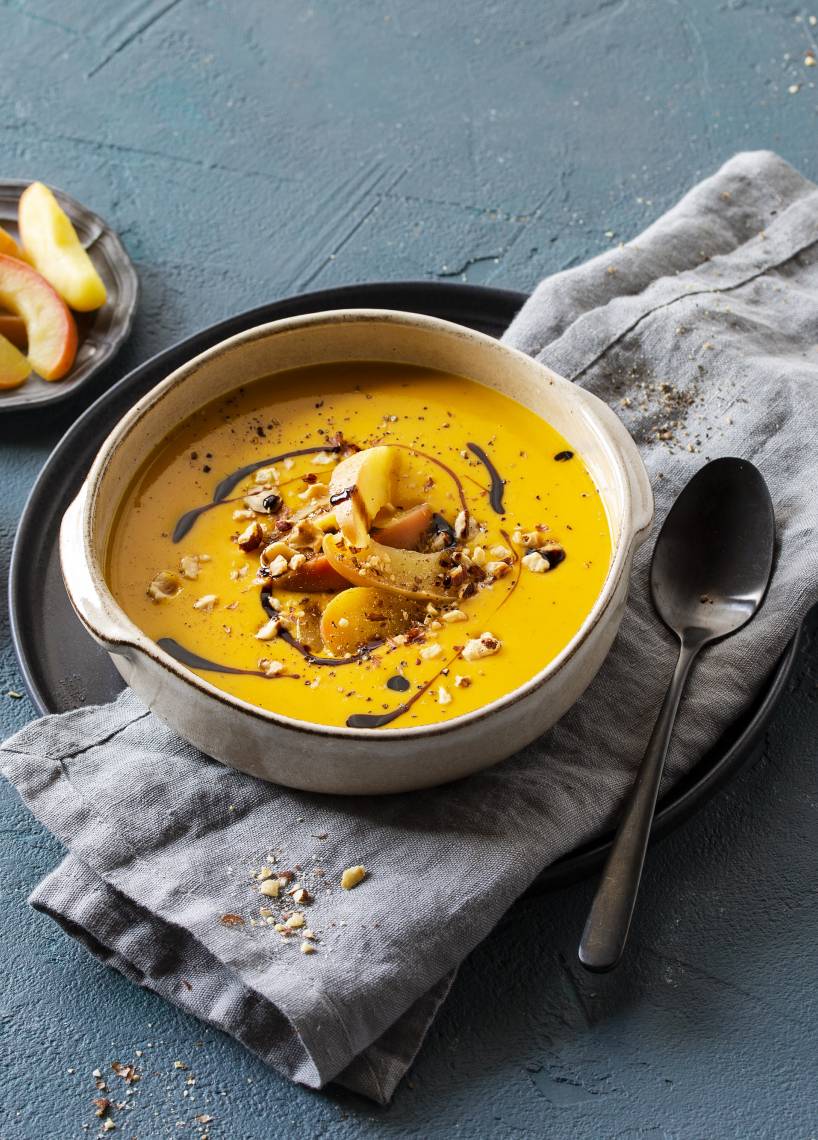 Kürbissuppe mit Apfel im Monsieur Cuisine | ZauberMix