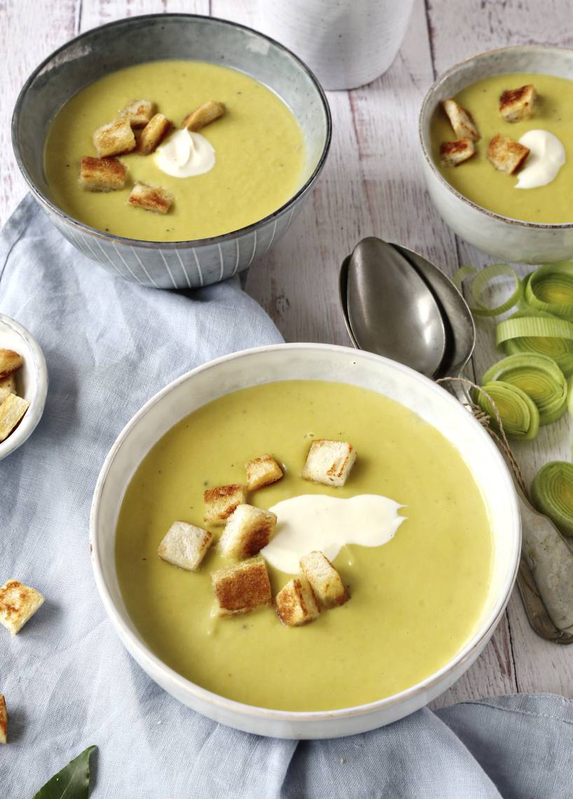 Lauchcremesuppe im Monsieur Cuisine mit Créme fraîche | ZauberMix Lauchcremesuppe im Monsieur Cuisine mit Créme fraîche | ZauberMix
