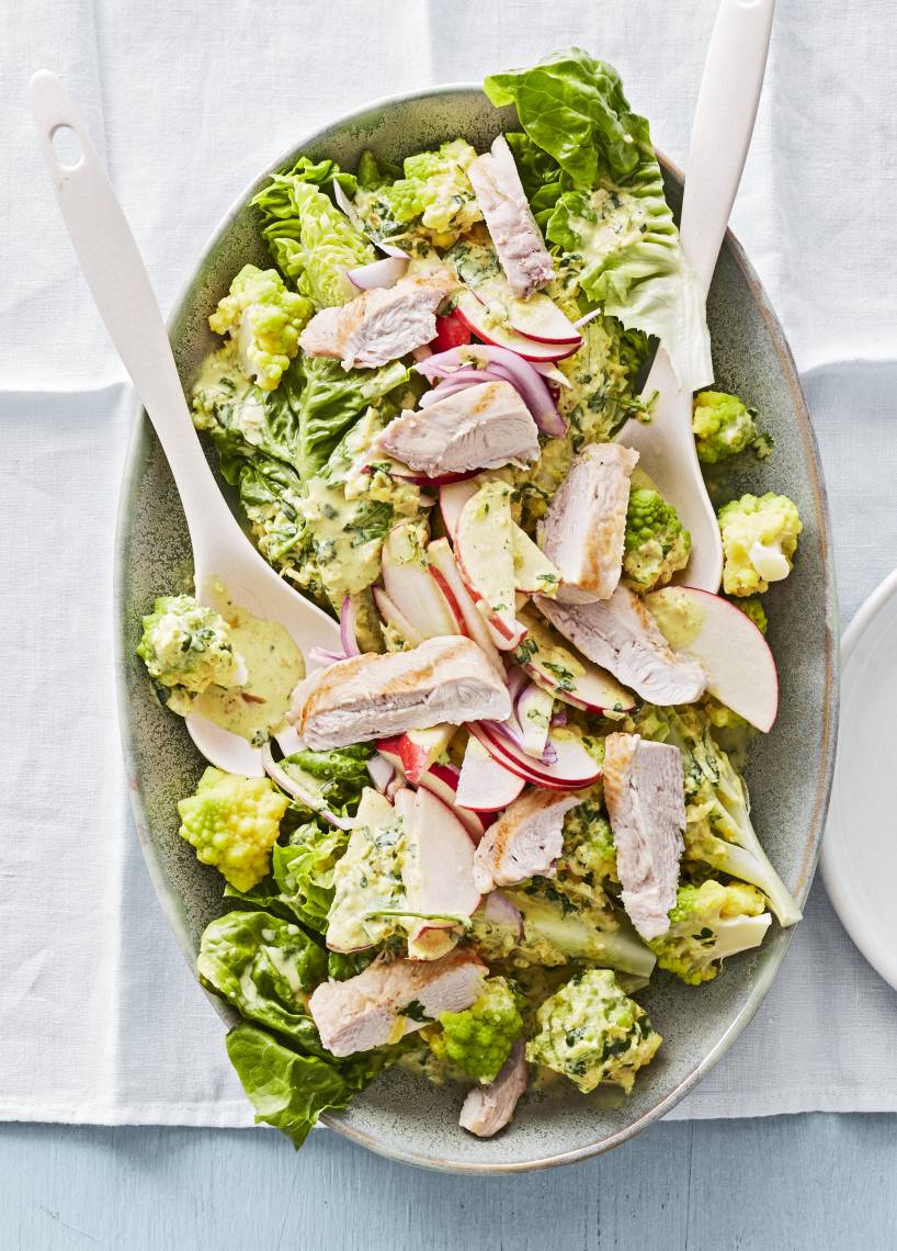 Lauwarmer Romanescosalat