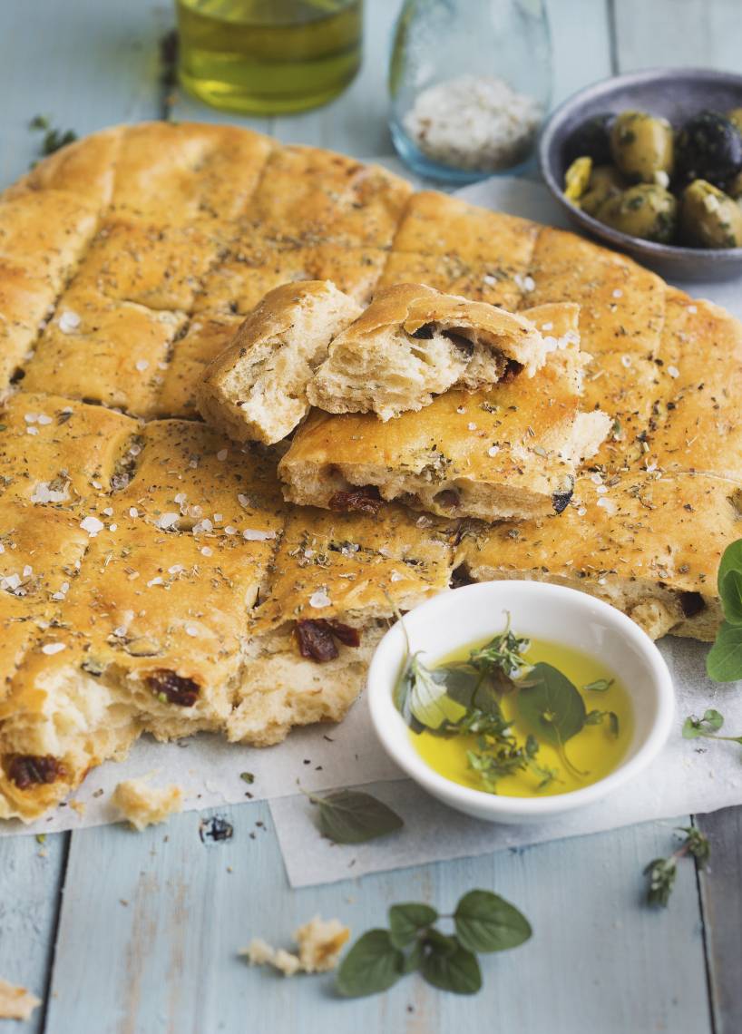 Mediterranes Fladenbrot