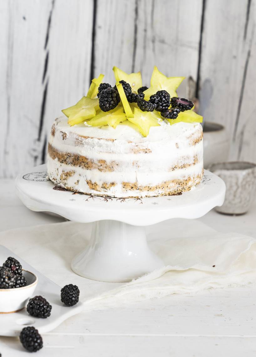 Mohn-Zitronen-Naked-Cake mit dem Monsieur Cuisine | ZauberMix