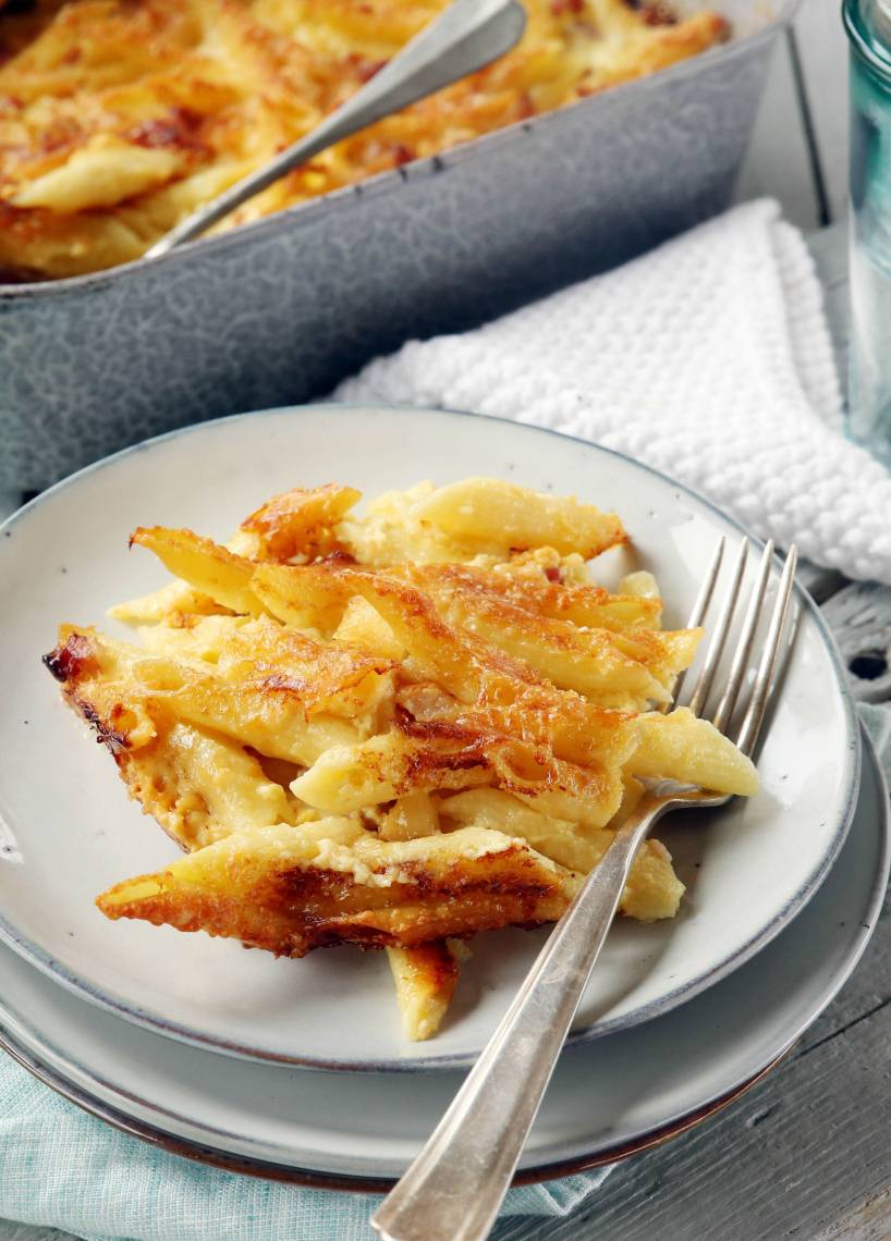 Nudelauflauf à la Carbonara