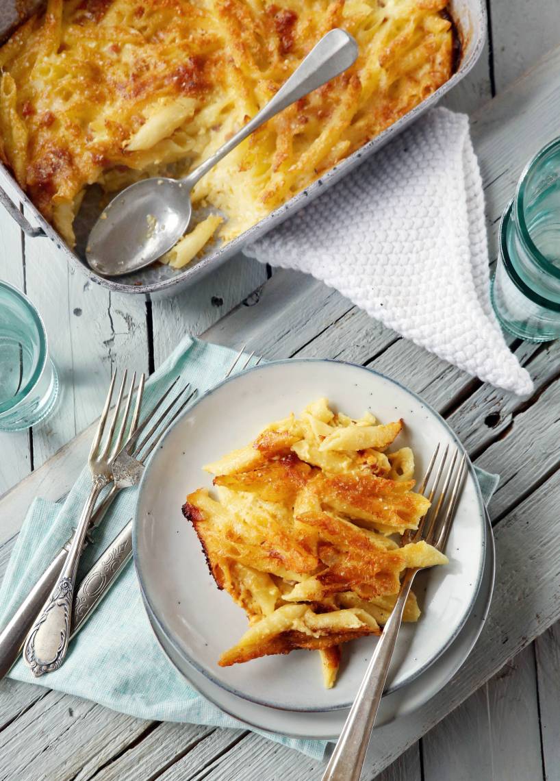 Nudelauflauf Carbonara mit dem Monsieur Cuisine | ZauberMix Nudelauflauf Carbonara mit dem Monsieur Cuisine | ZauberMix