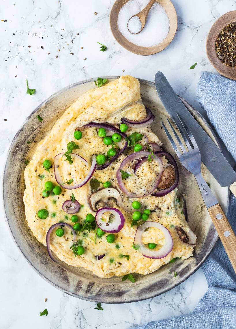 Omelett mit Käse und Gemüse aus dem Monsieur Cuisine | ZauberMix
