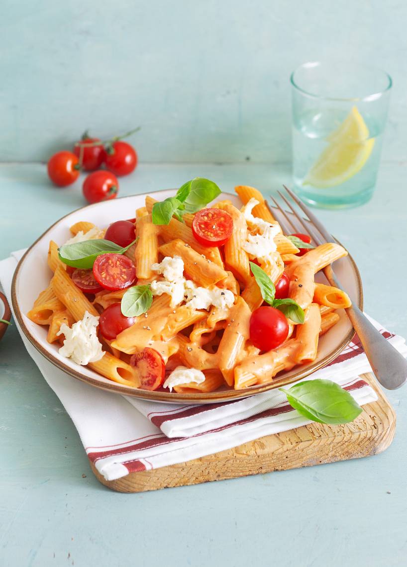 One-Pot-Penne mit Mozzarella aus dem Monsieur Cuisine | ZauberMix One-Pot-Penne mit Mozzarella aus dem Monsieur Cuisine | ZauberMix