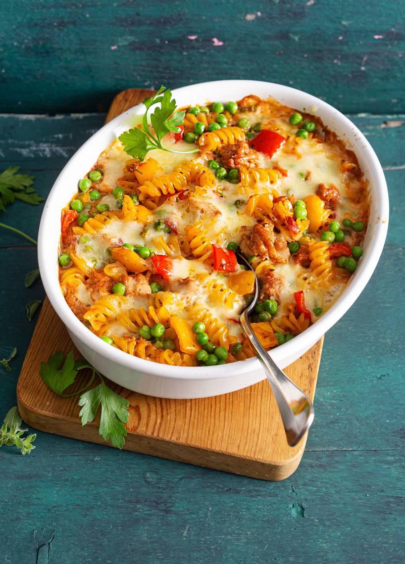 Paprika-Nudel-Auflauf mit Hack aus dem Monsieur Cuisine | ZauberMix Paprika-Nudel-Auflauf mit Hack aus dem Monsieur Cuisine | ZauberMix