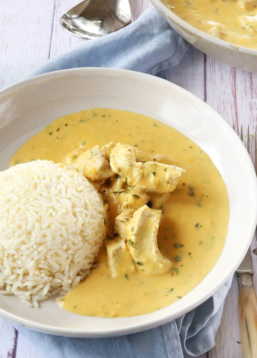 Putengeschnetzeltes im Monsieur Cuisine mit Reis | ZauberMix Putengeschnetzeltes im Monsieur Cuisine mit Reis | ZauberMix