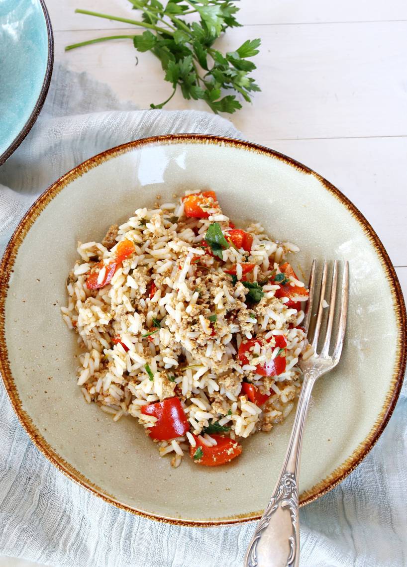 Reistopf mit Hackfleisch im Monsieur Cuisine | ZauberMix Reistopf mit Hackfleisch im Monsieur Cuisine | ZauberMix