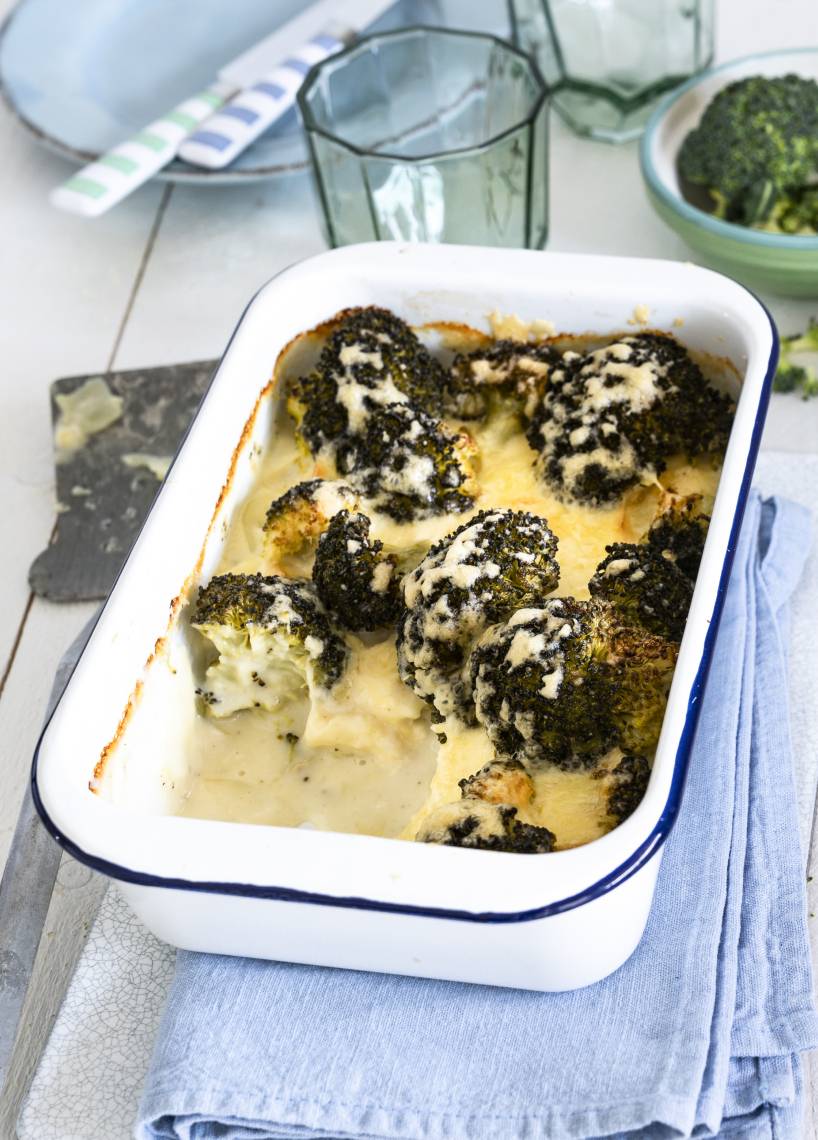 Sahniges Brokkoli-Kartoffelgratin