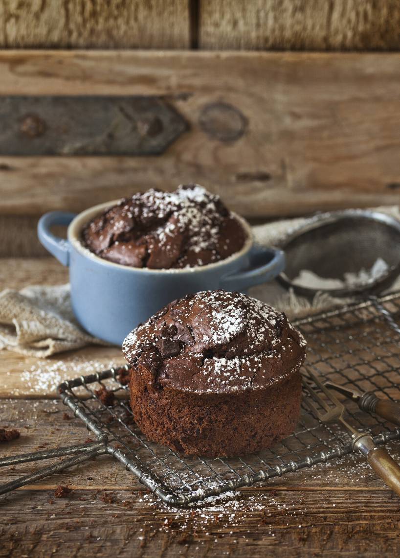 Schokoladenmuffins mit Kardamom