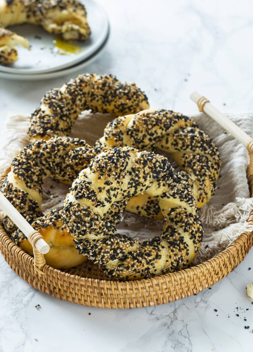 Simit: Türkische Sesamringe