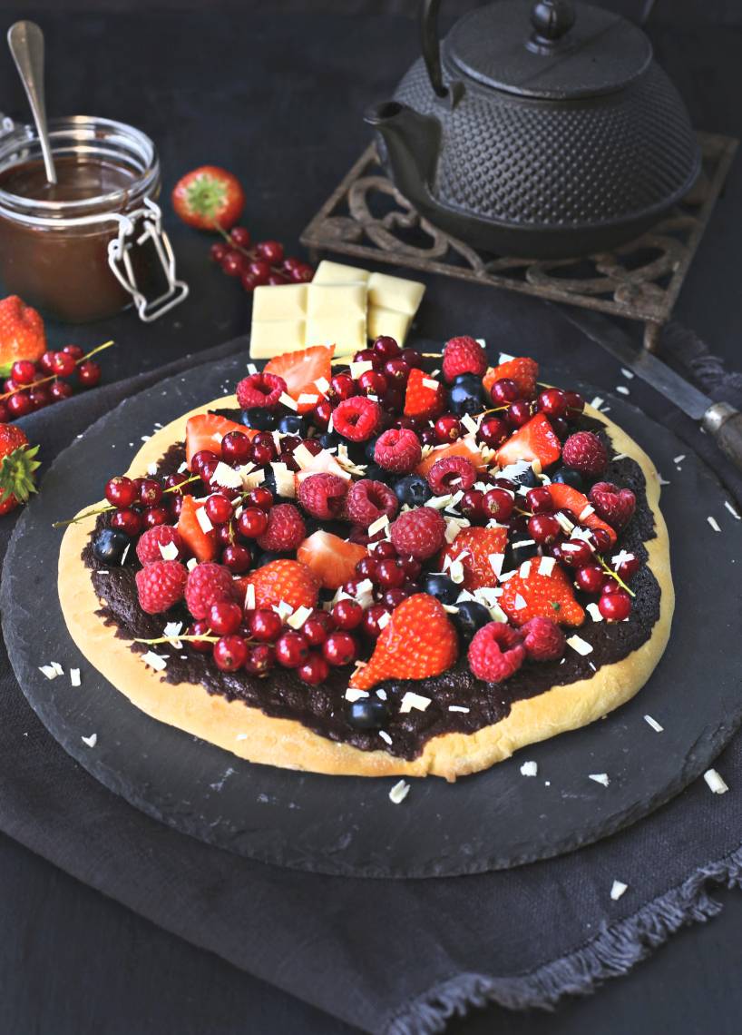 Süße Pizza mit Beeren mit dem Monsieur Cuisine | ZauberMix