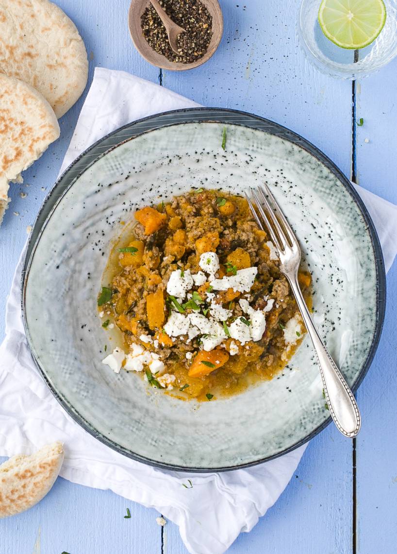 Süßkartoffel-Hack-Eintopf im Monsieur Cuisine | ZauberMix Süßkartoffel-Hack-Eintopf im Monsieur Cuisine | ZauberMix