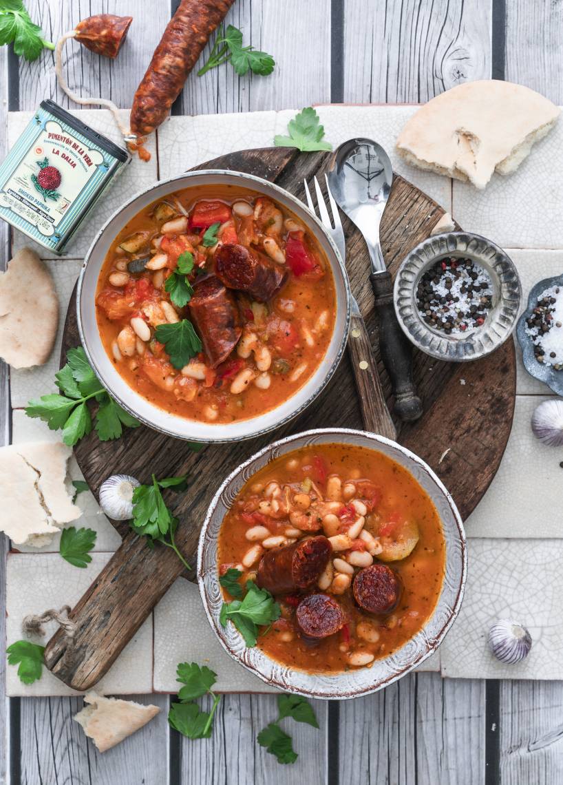 Bohneneintopf mit Chorizo im Monsieur Cuisine | ZauberMix