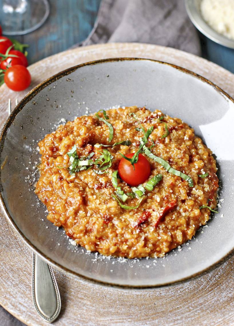 Tomatenrisotto so cremig im Monsieur Cuisine | ZauberMix Tomatenrisotto so cremig im Monsieur Cuisine | ZauberMix