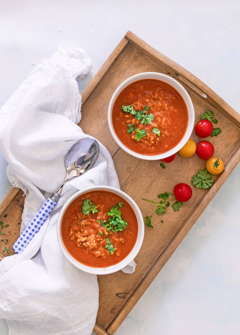 Tomatensuppe mit Reis aus dem Monsieur Cuisine | ZauberMix Tomatensuppe mit Reis aus dem Monsieur Cuisine | ZauberMix