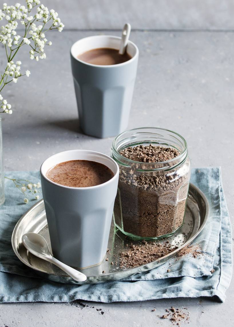 Trinkschokoladen-Pulver