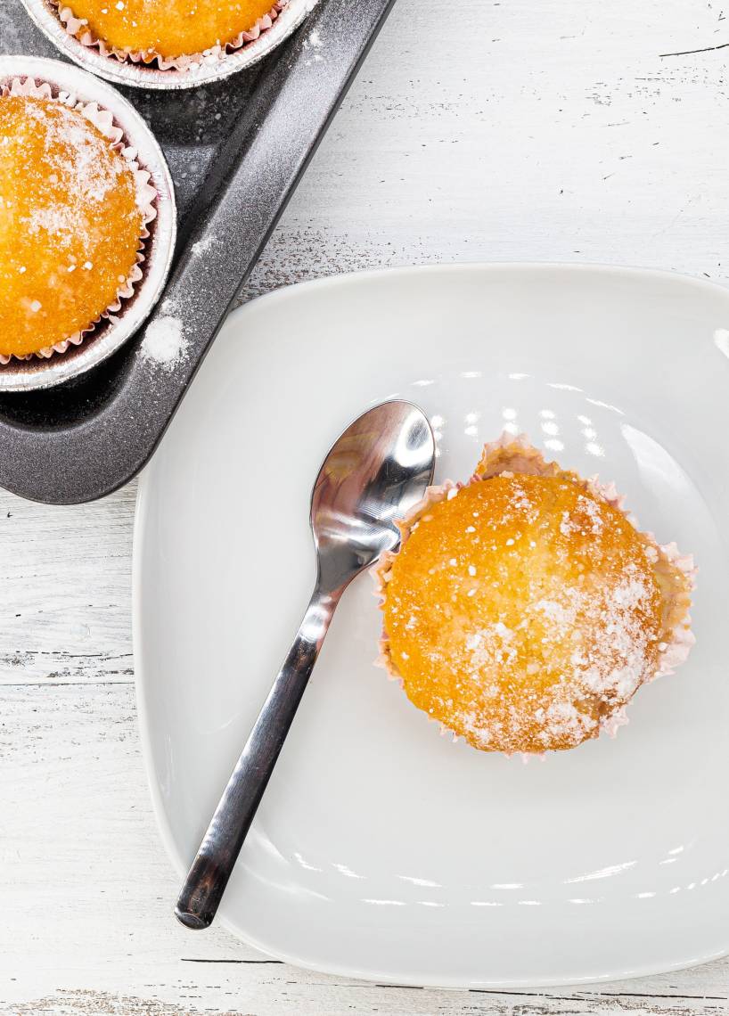 Vanillepudding-Muffins