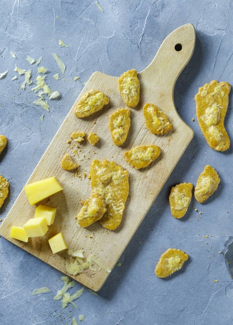 Vollkorn-Käsefüße