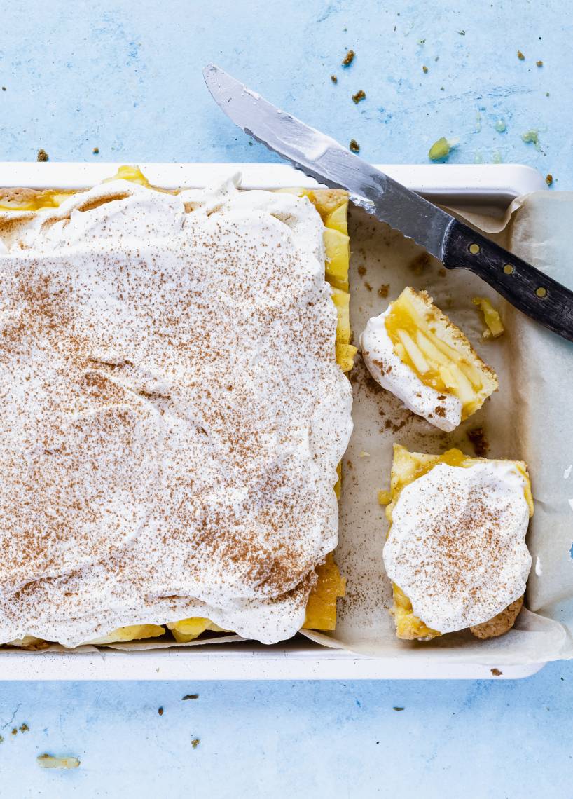 Apfelwein-Kuchen vom Blech