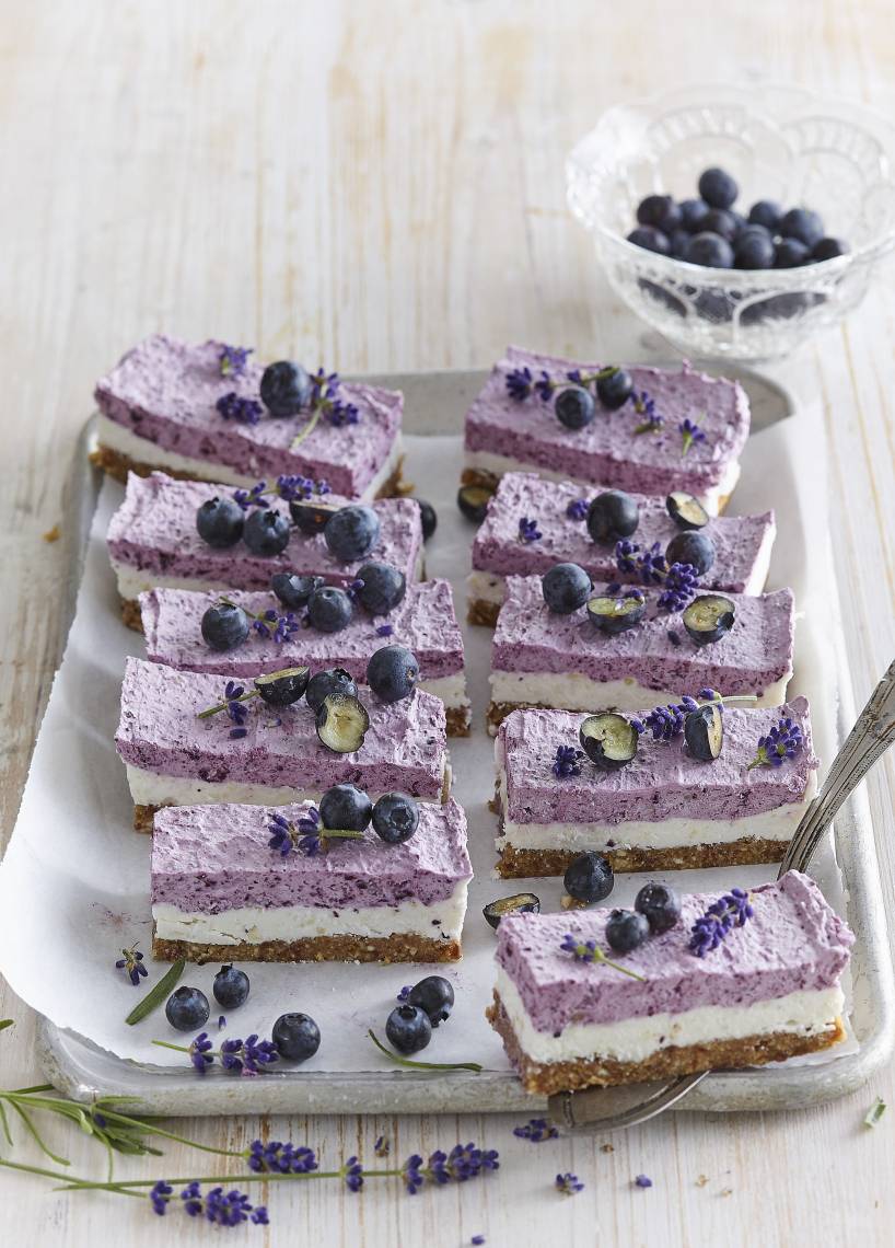 Blaubeerkuchen mit Schmand ohne Backen