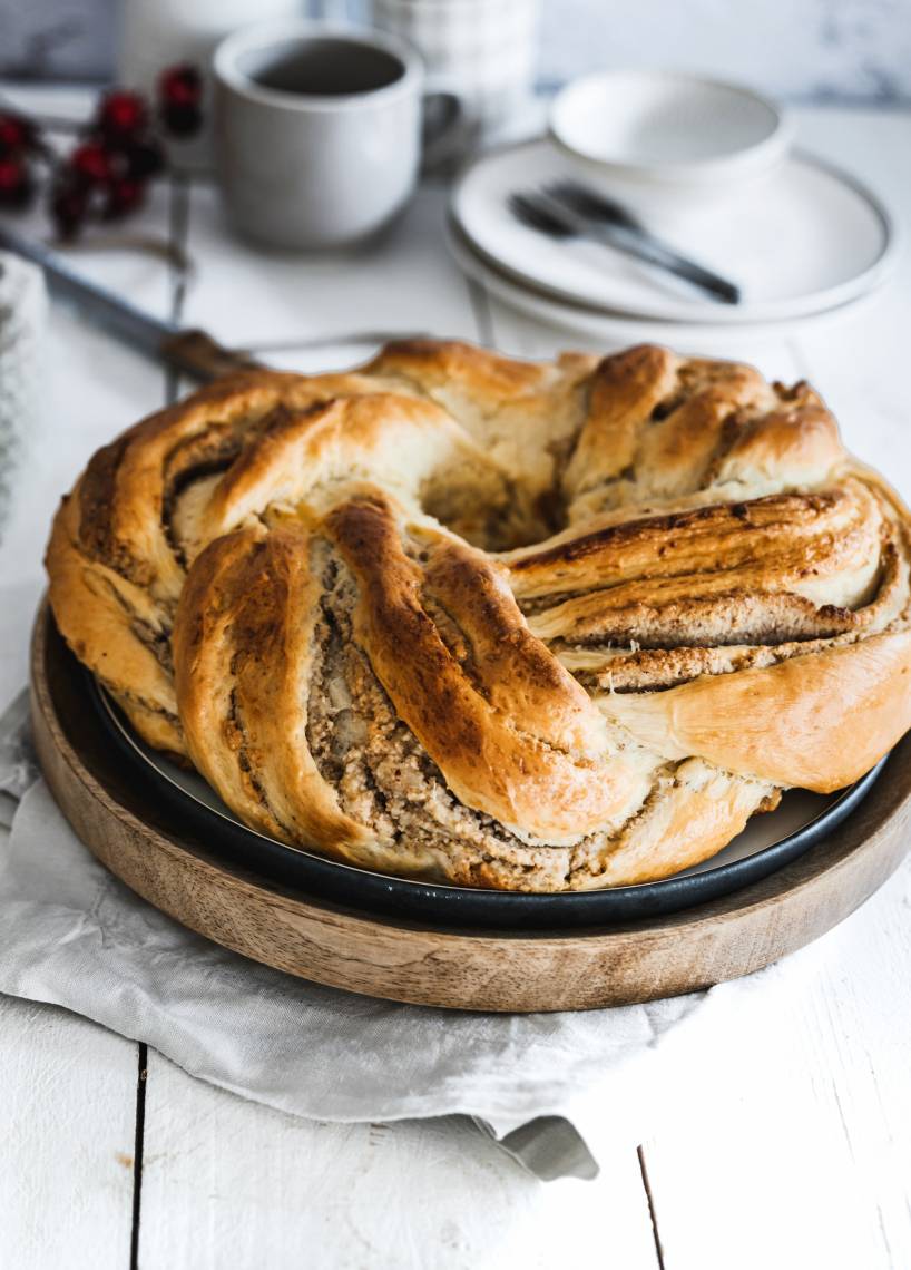 Dänischer Mandel-Marzipan-Kranz