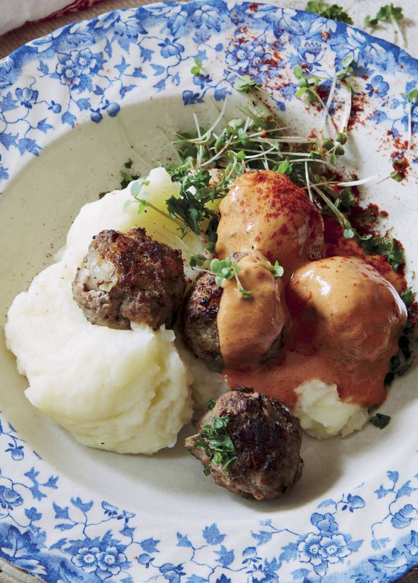 Fleischbällchen in Tomaten-Paprikasoße