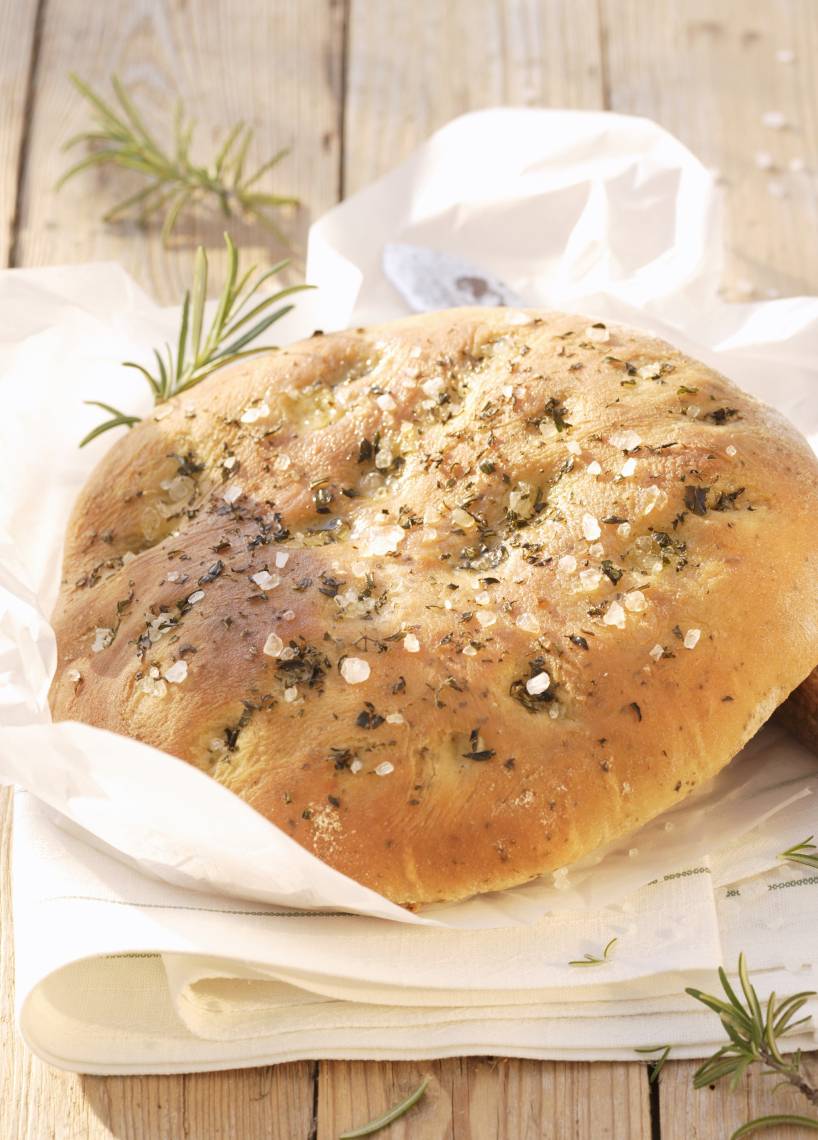 Focaccia nach klassischer Art mit dem Monsieur Cuisine
