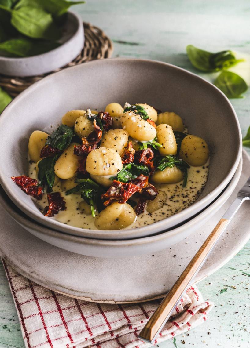 Gnocchi mit Gorgonzola-Sahne-Soße im Monsieur Cuisine | ZauberMix Gnocchi mit Gorgonzola-Sahne-Soße im Monsieur Cuisine | ZauberMix