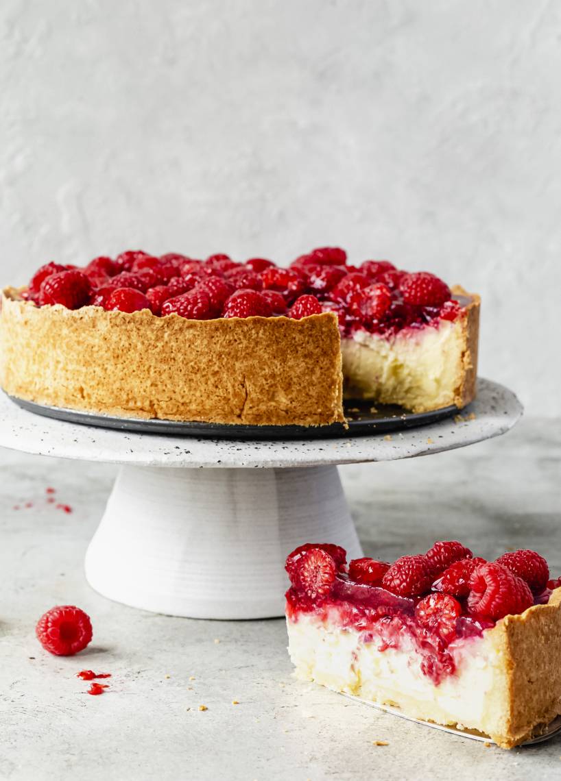 Himbeer-Schmand-Kuchen backen mit dem Monsieur Cuisine | ZauberMix