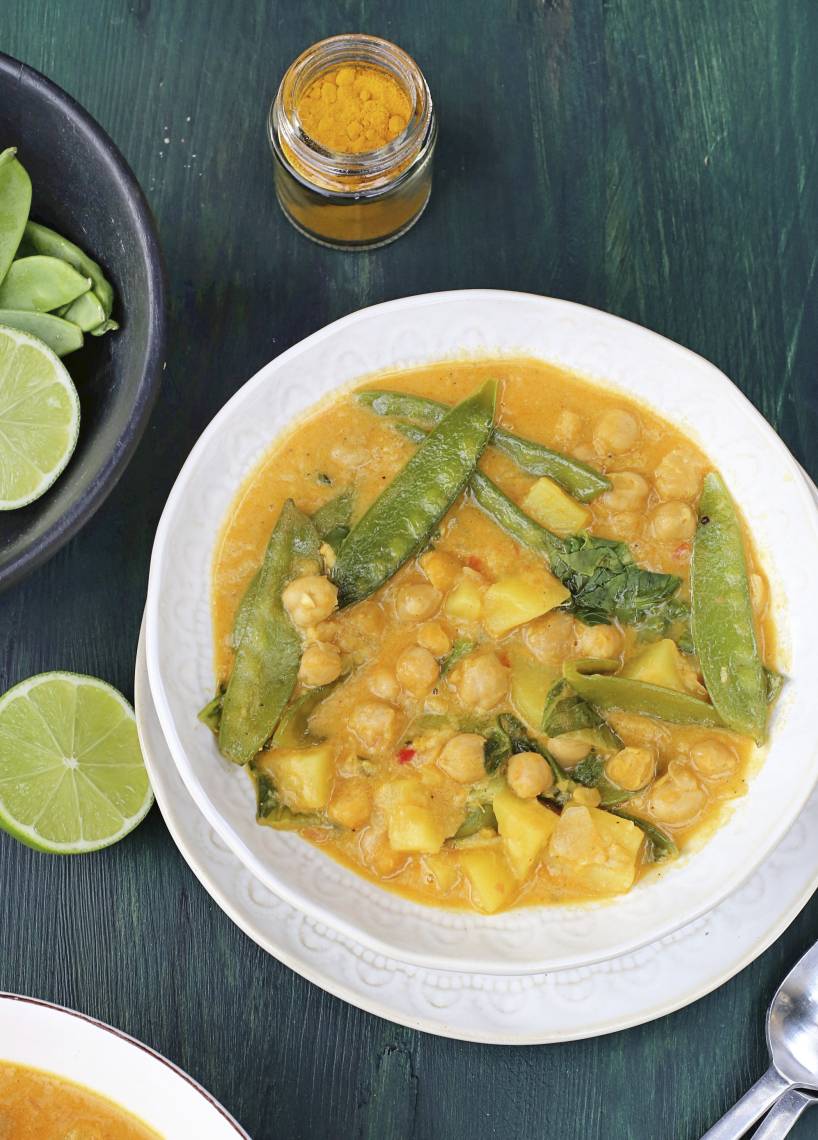 Indisches Kichererbsencurry