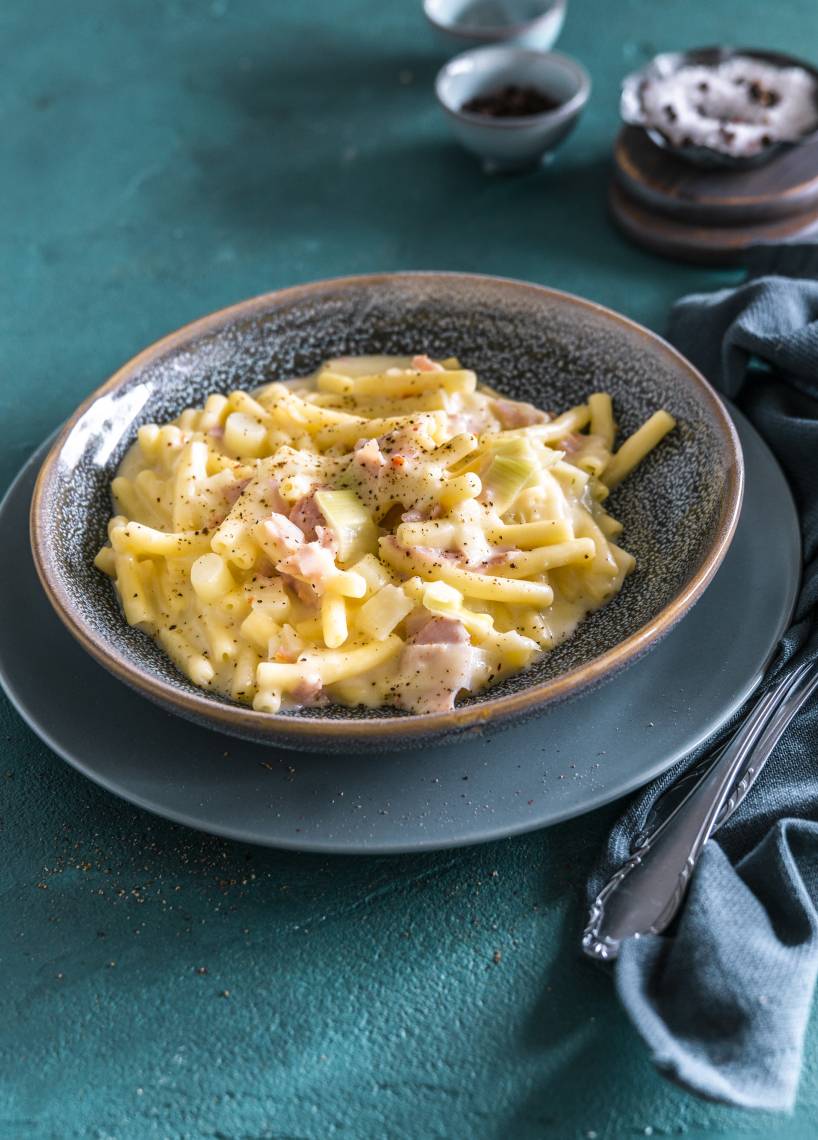 Käse-Schinken-Makkaroni mit dem Monsieur Cuisine | ZauberMix Käse-Schinken-Makkaroni mit dem Monsieur Cuisine | ZauberMix