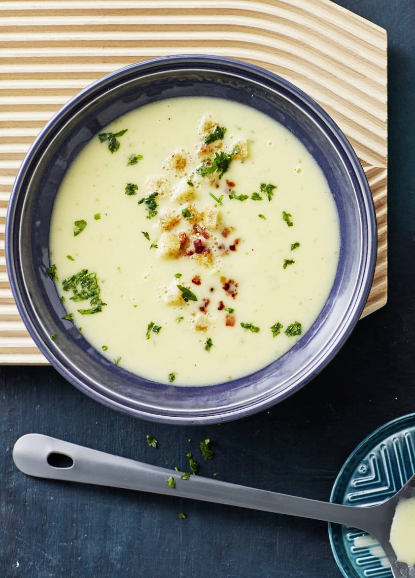 Kartoffelsuppe mit Croûtons