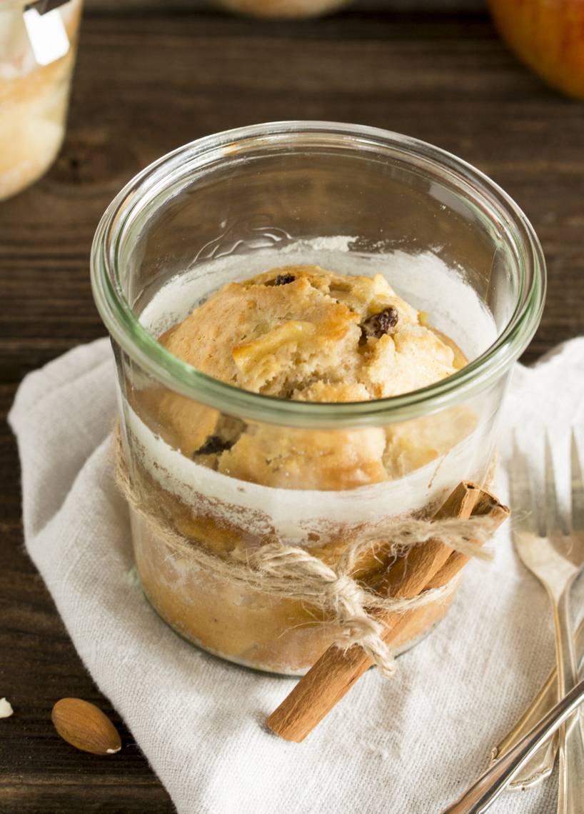 Kleine Bratapfelkuchen