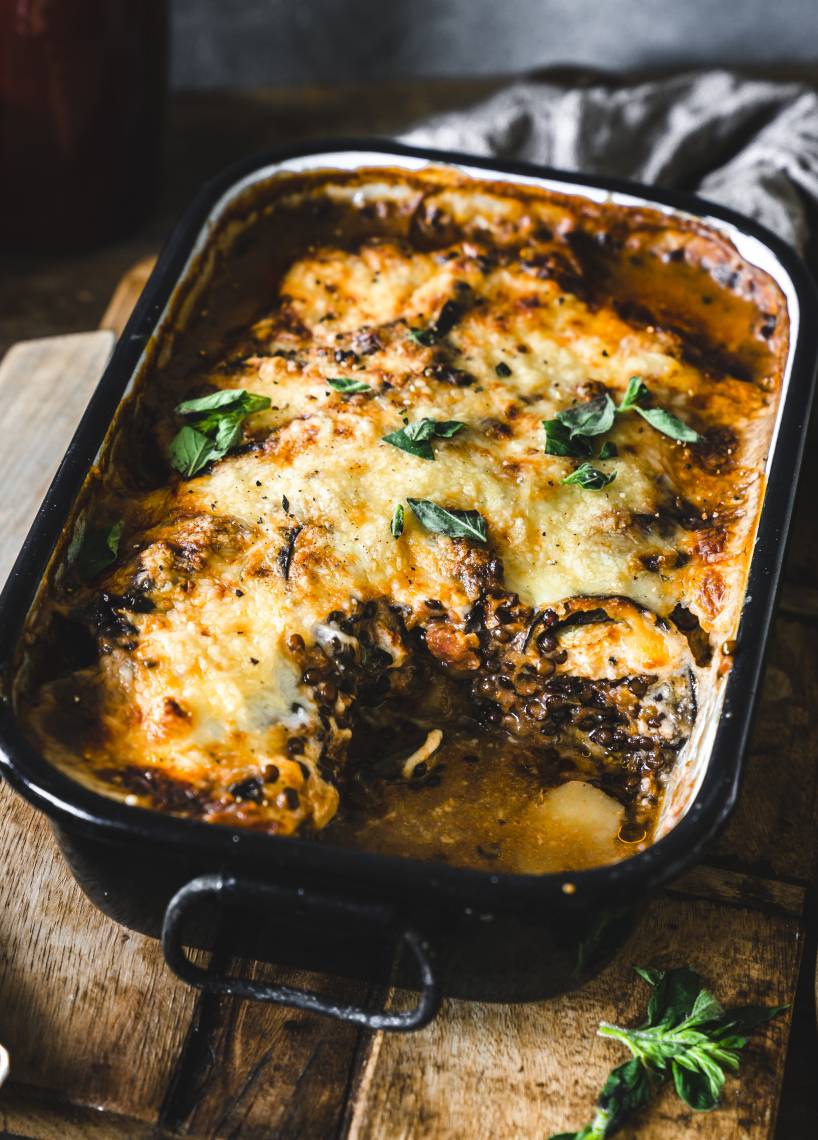 Linsen-Moussaka aus dem Monsieur Cuisine | ZauberMix Linsen-Moussaka aus dem Monsieur Cuisine | ZauberMix