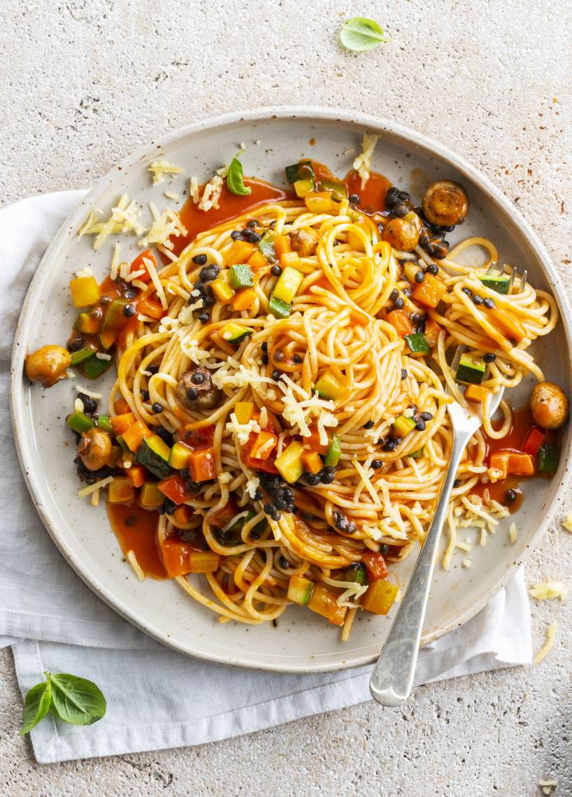 Mediterraner Spaghettisalat