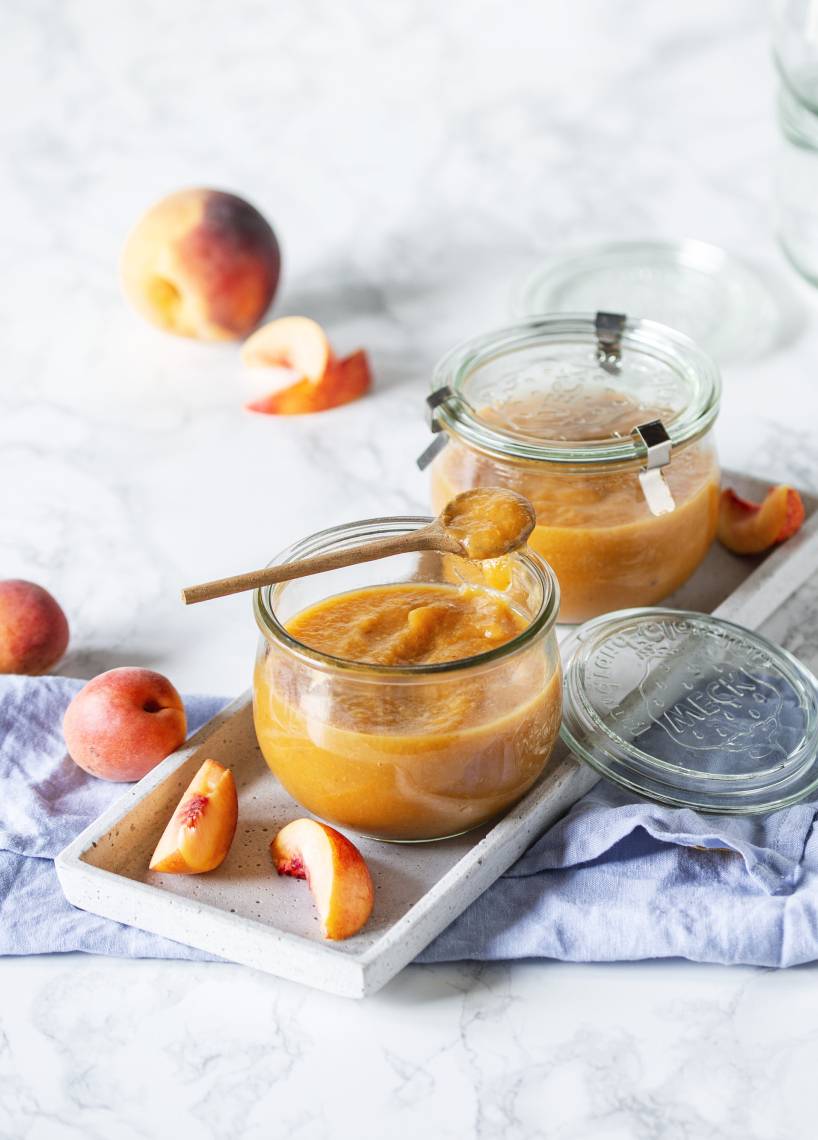 Nektarinen-Pfirsich-Aprikosen-Mus