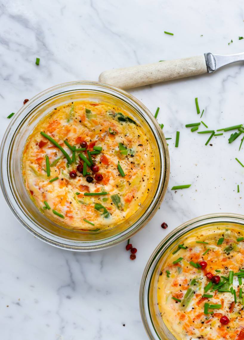 Omeletts im Weckglas