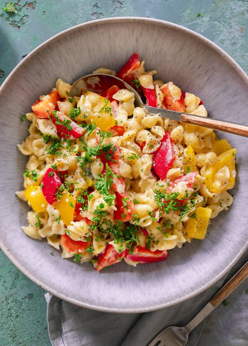 One-Pot-Pasta mit Gemüse