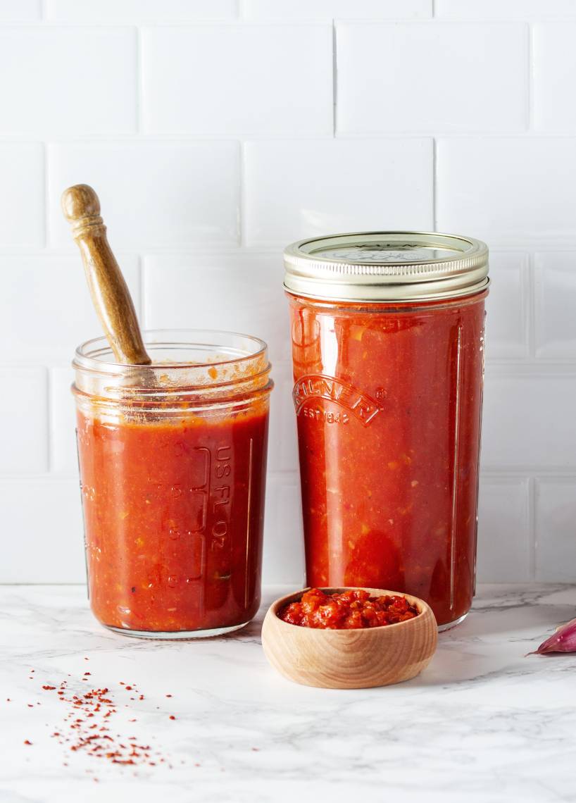 Pastasoße aus Paprika