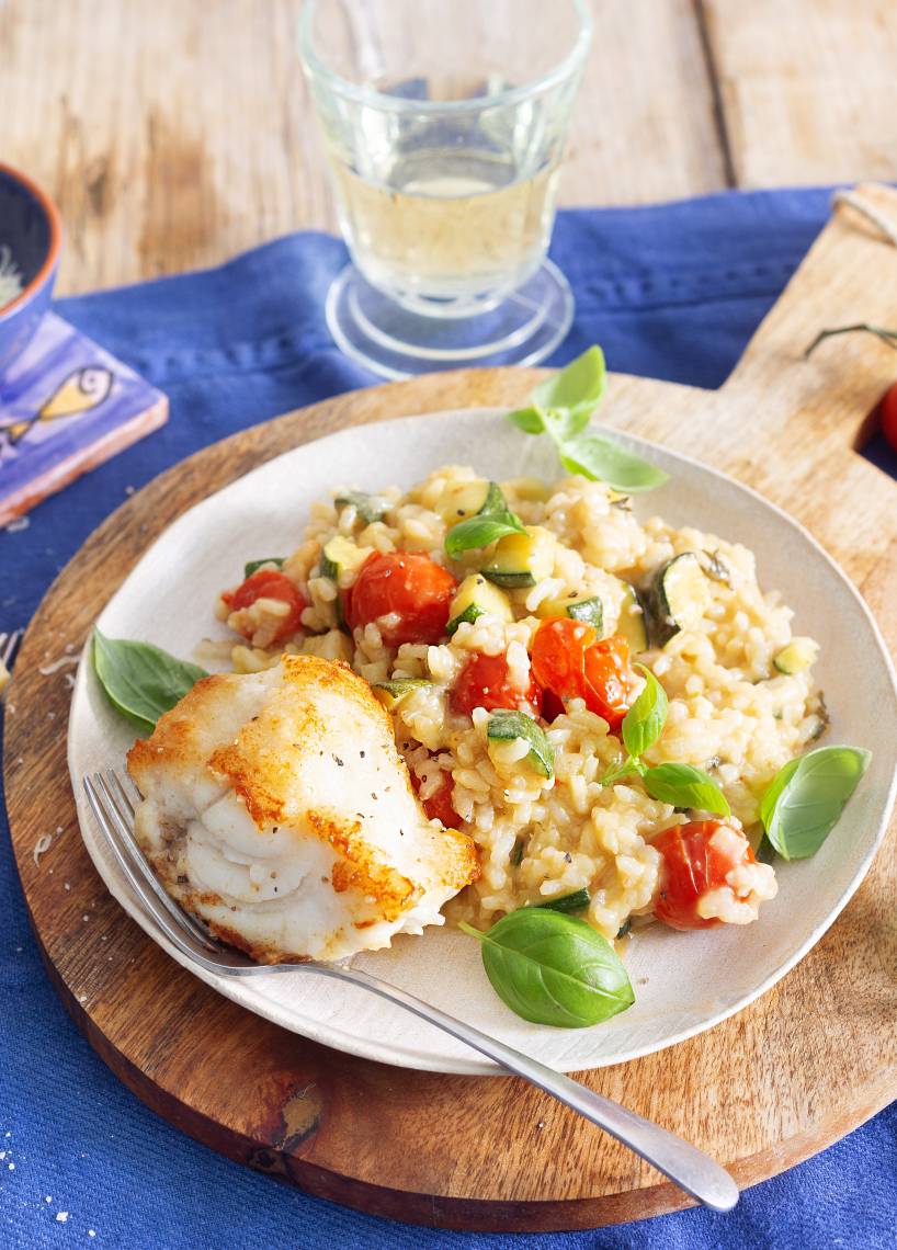 Risotto mit Kabeljau im Monsieur Cuisine | ZauberMix Risotto mit Kabeljau im Monsieur Cuisine | ZauberMix